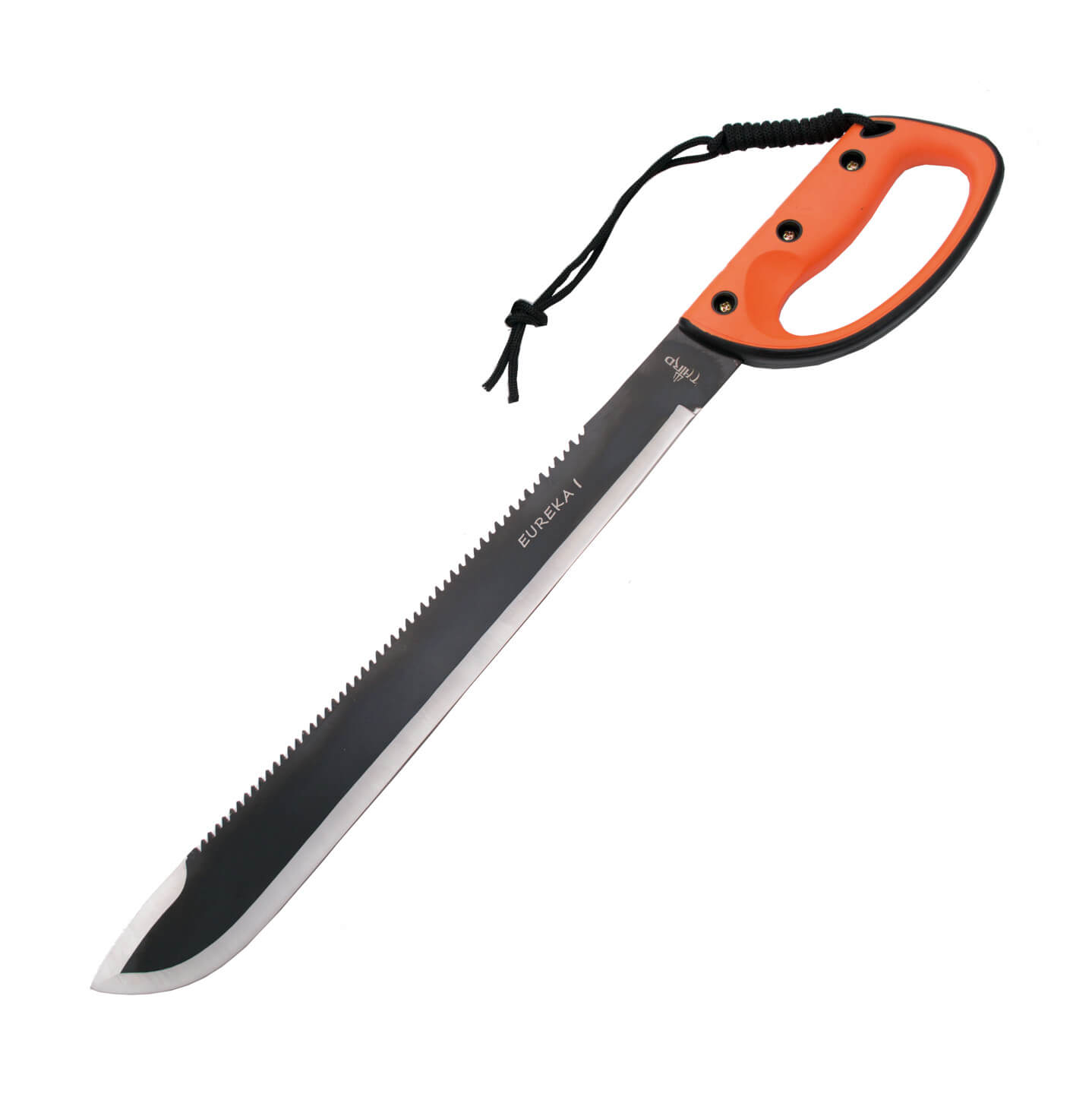 Machete cortacañas grande de 61.5 cm con hoja negra y mango de AB...