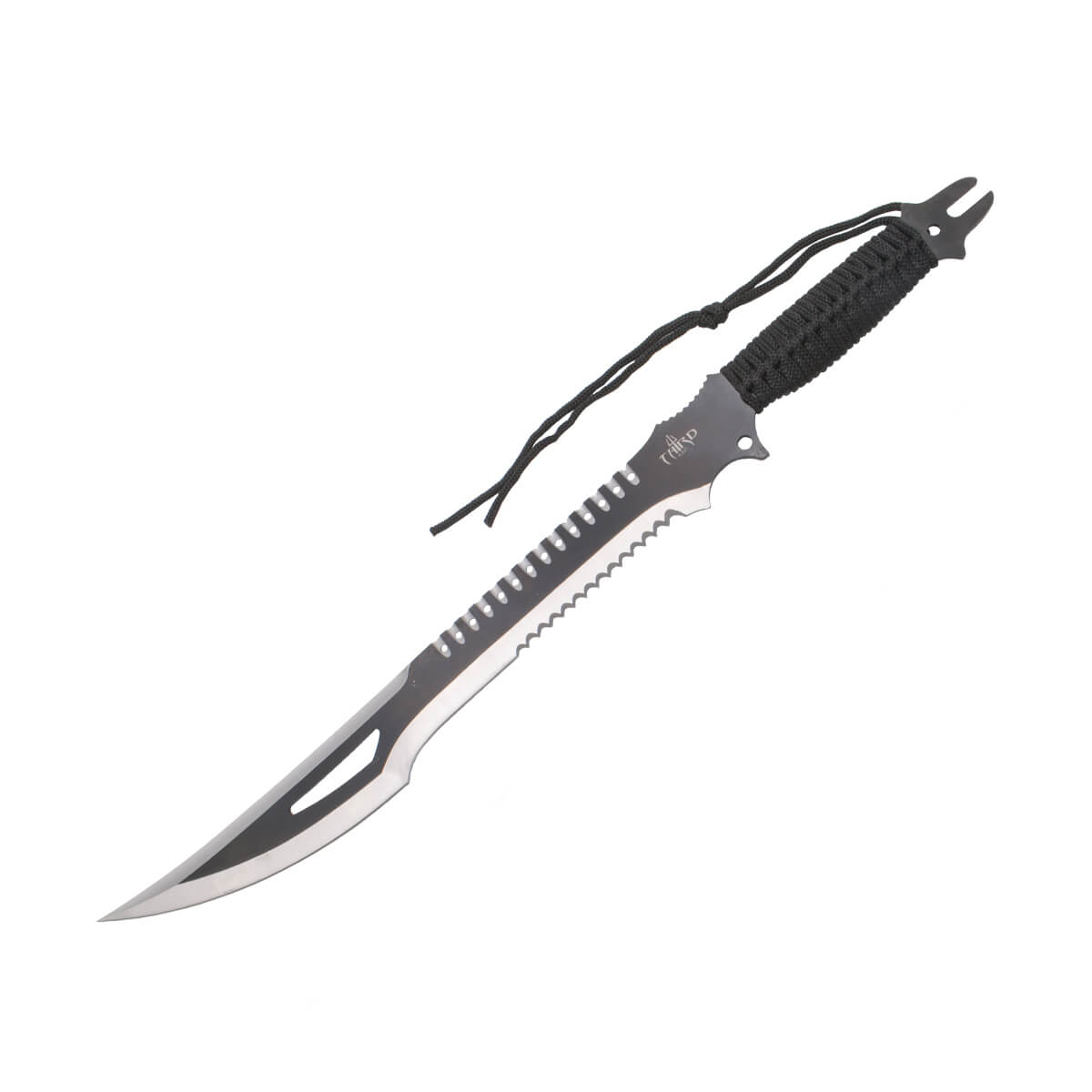 Machete cortacañas grande de 63.5 cm con hoja negra y gris mango ...