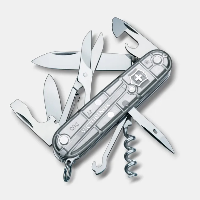 Navaja Suiza Victorinox Climber SilverTech con 14 funciones