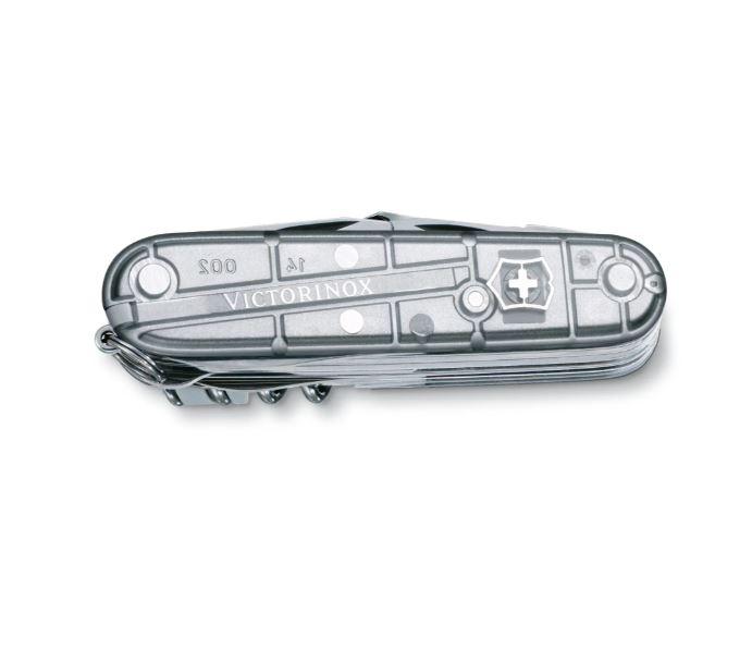Navaja de bolsillo Victorinox Swiss Champ transparente plateada