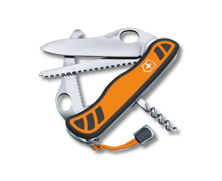 Victorinox Hunter XT Grip Mehrzweckmesser schwarz und orange