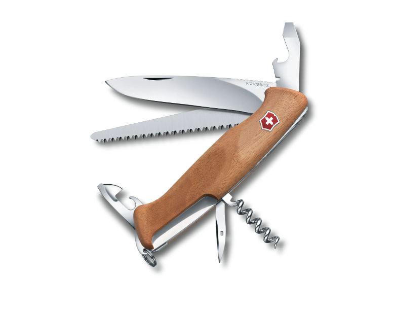 Navaja multiusos Victorinox Ranger Wood 55 con mango de madera de...