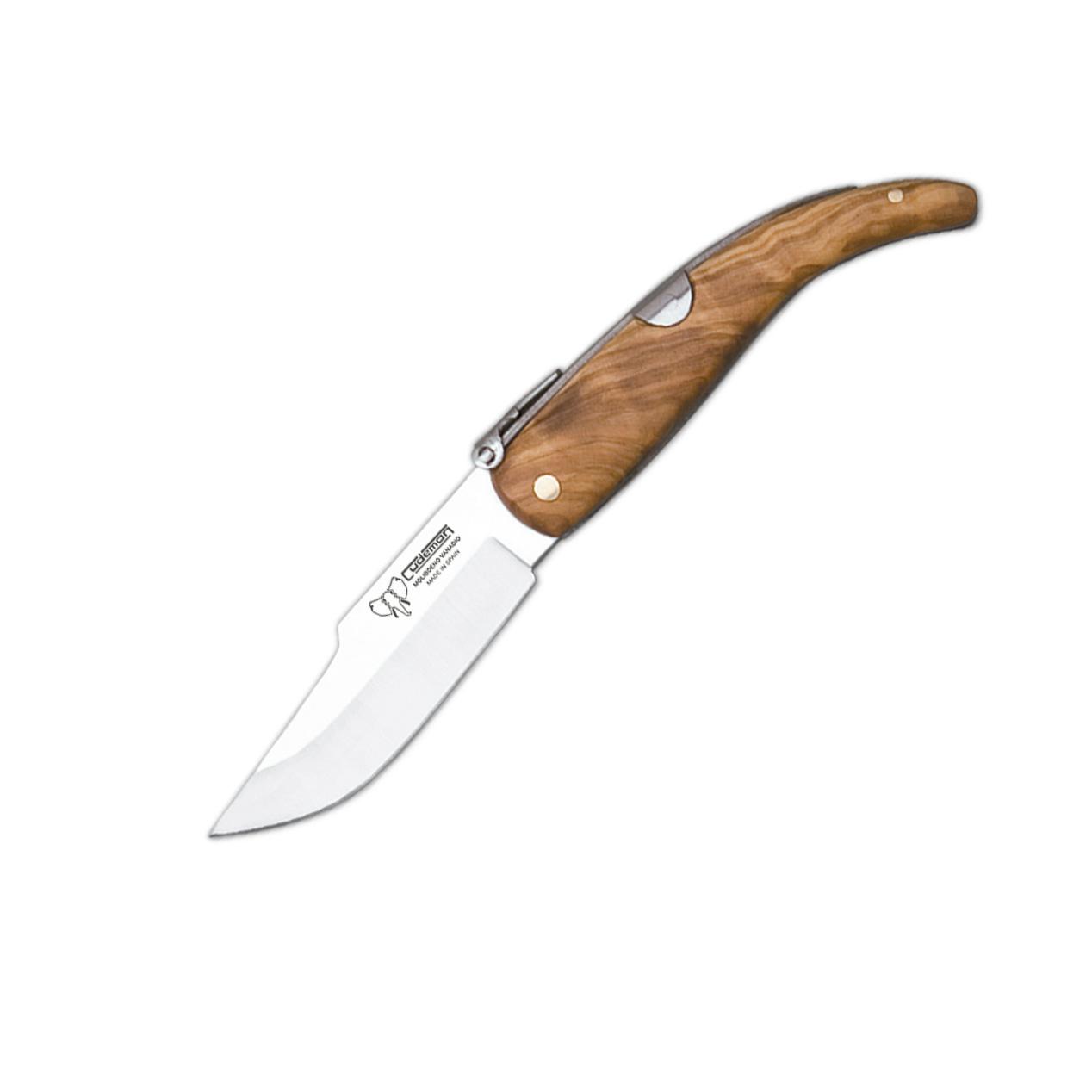 Navaja albaceteña Cudeman. Mango olivo satinado. Acero Mova. Fund...