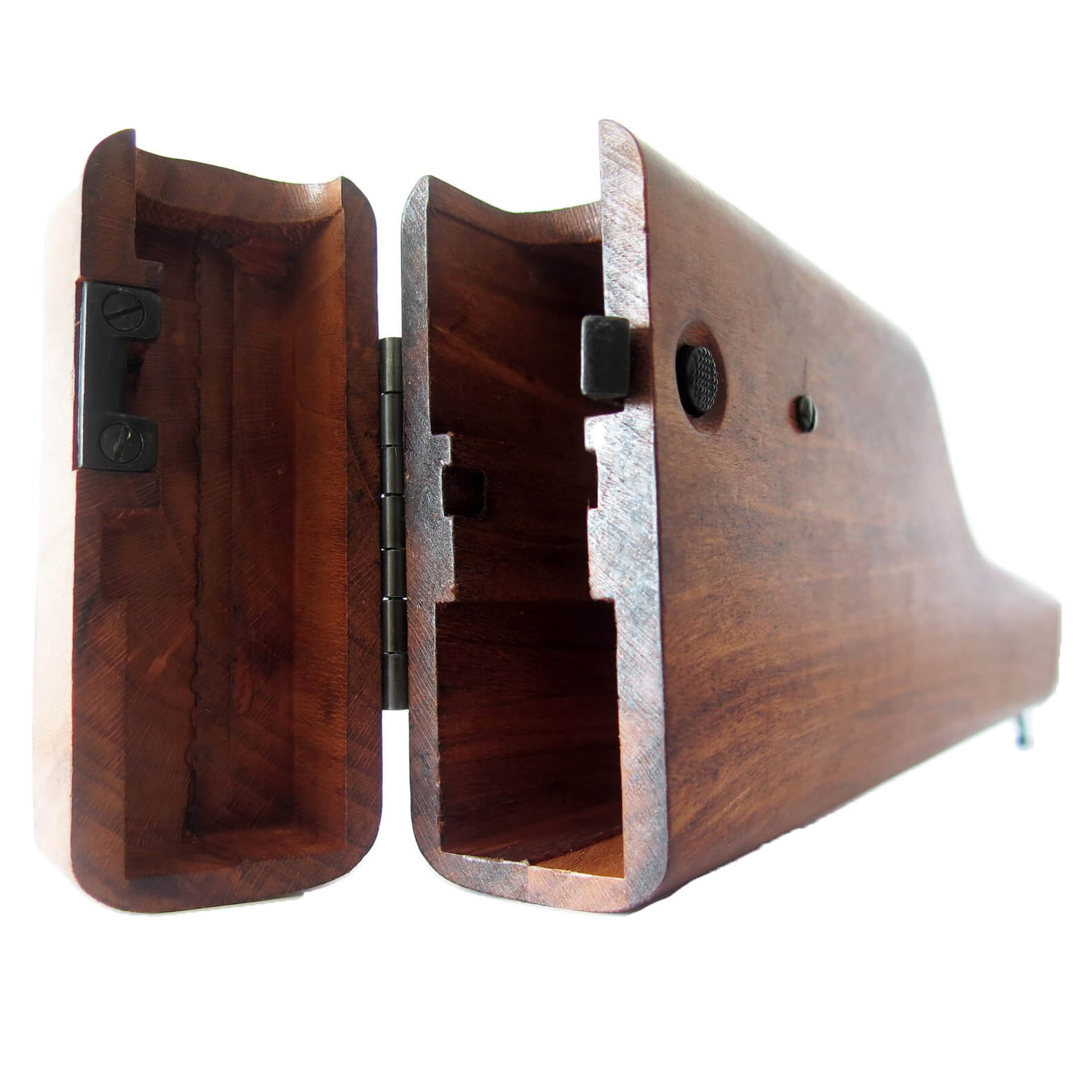 Pistolet C96, Allemagne 1896 en métal avec poignées en bois et étui de crosse