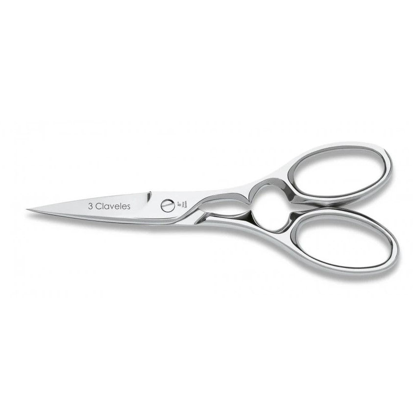 Tijeras de cocina Star de 8" en acero inoxidable con acabado bril...