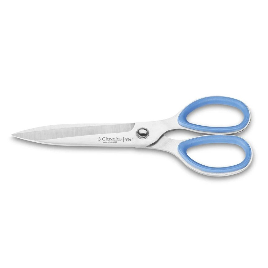 Tijeras para pescado 9.5" de acero inoxidable con mango azul