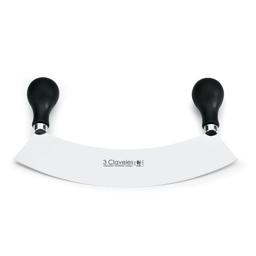 Cuchillo media luna de 22 cm 3 Claveles