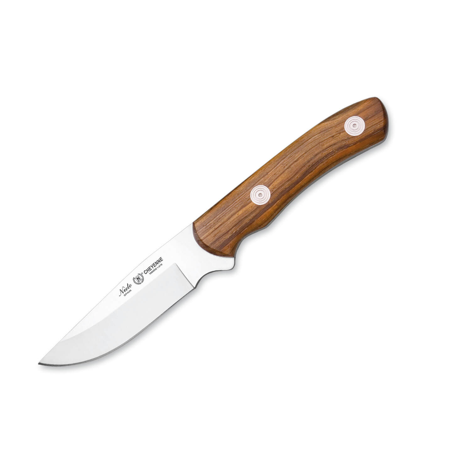 Cuchillo de caza Nieto Cheyenne con mango de madera de cocobolo y...