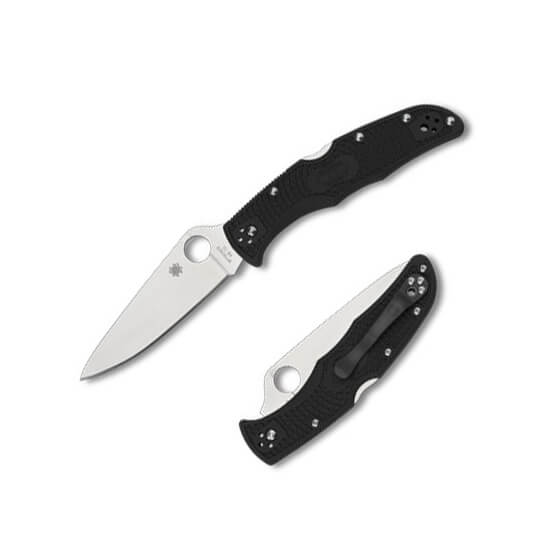 Spyderco Endura 4 Messer mit VG10-Klinge und schwarzem FRN-Griff