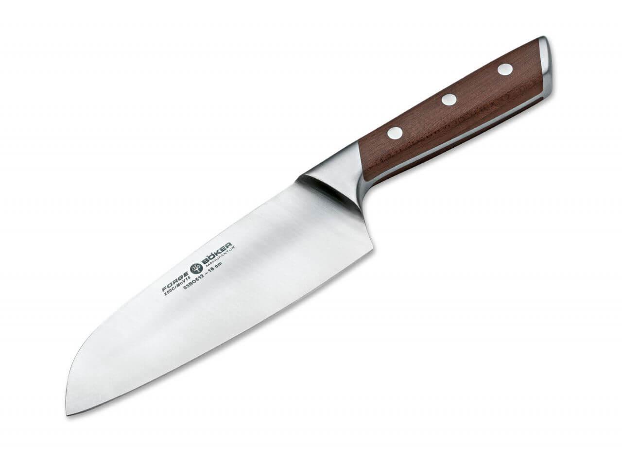 Cuchillo santoku de 16 cm Boker Forge Maple