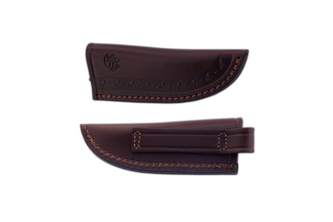 JV Chacal Mini cuchillo de cuello con mango de madera de cocobolo