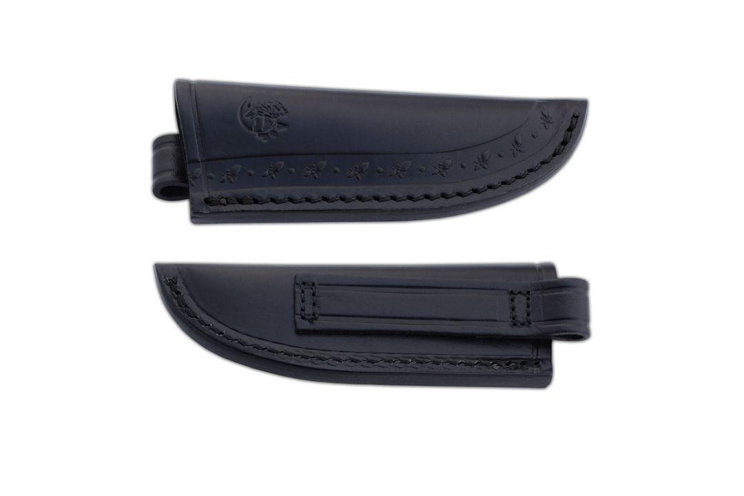 JV Chacal Mini cuchillo de cuello con cachas de micarta negra