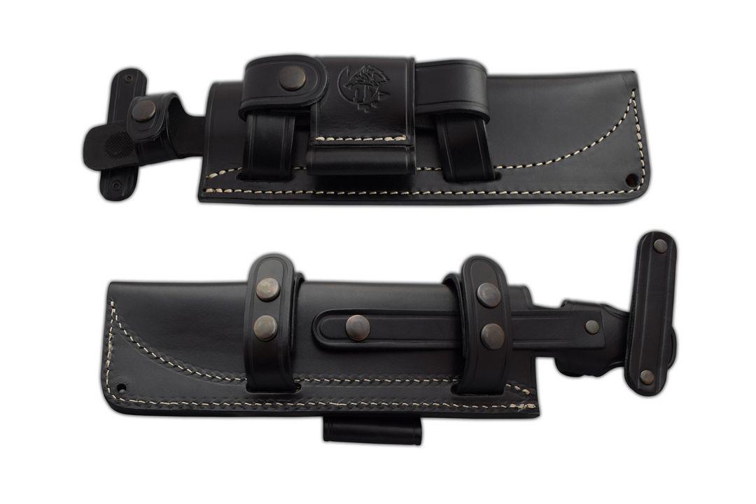 JV Dual Explorer mit Griffschalen aus schwarzem Micarta und Multipositionsscheide