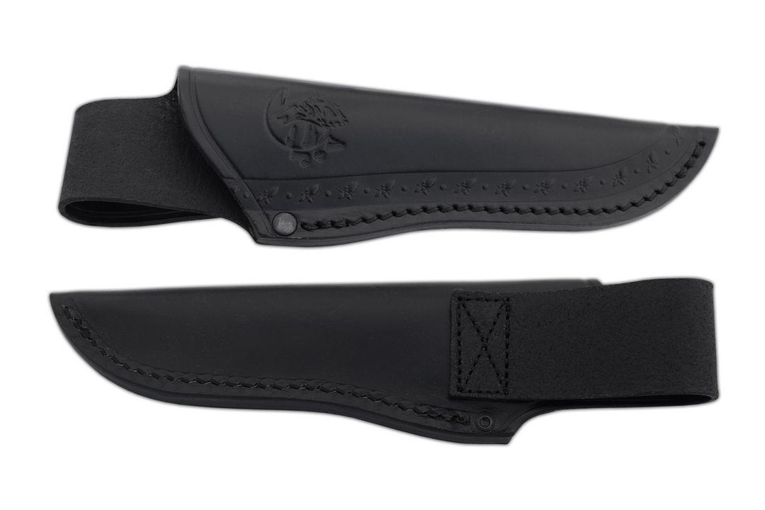 JV Villano cuchillo enterizo con hoja de acero 12C27 y mango de micarta bicolor