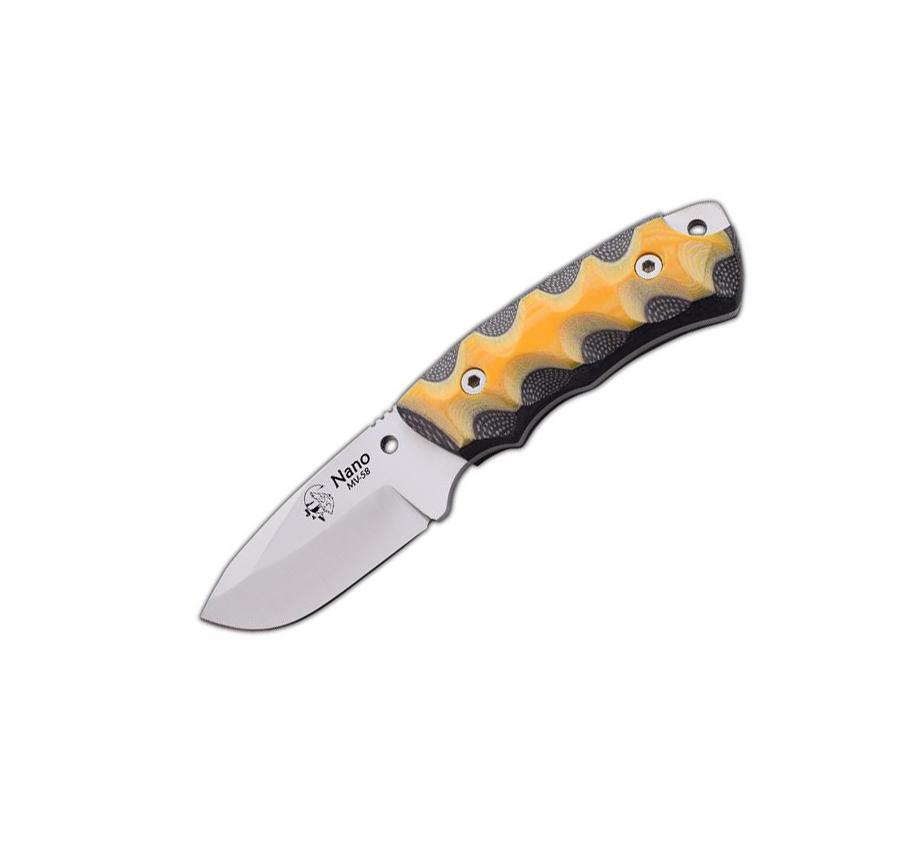 JV Nano 2.0 Neck Knife mit Bicolor-Micarta-Griffschalen