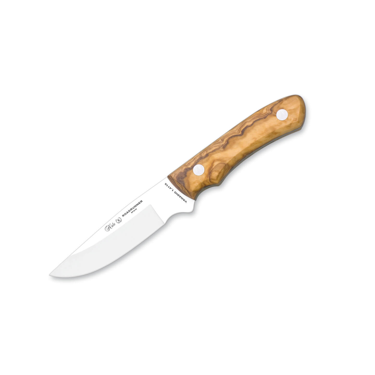 Cuchillo de caza Nieto Roadrunner con mango de madera de olivo y ...
