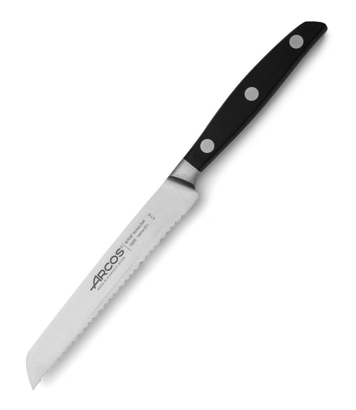 Cuchillo tomatero Arcos Manhattan con hoja de 13 cm