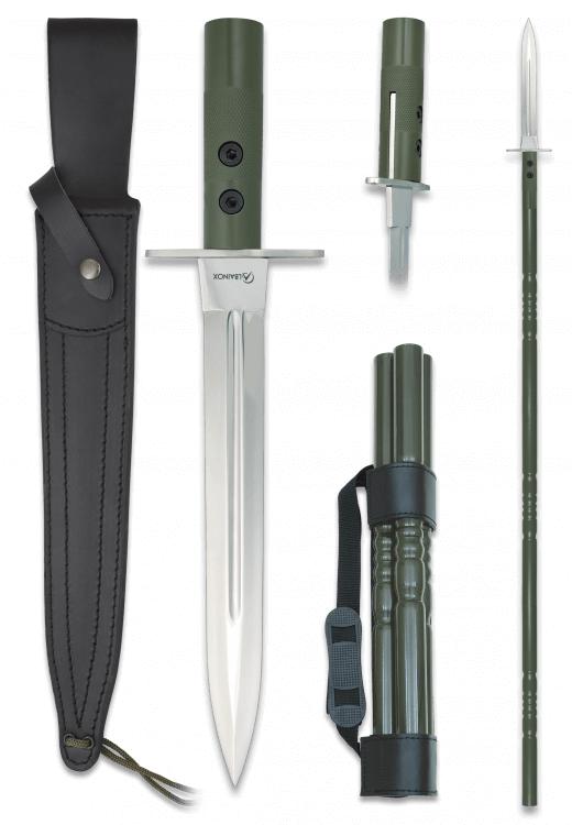 Lanza Albainox desmontable con funda, mango de aluminio y longitu...