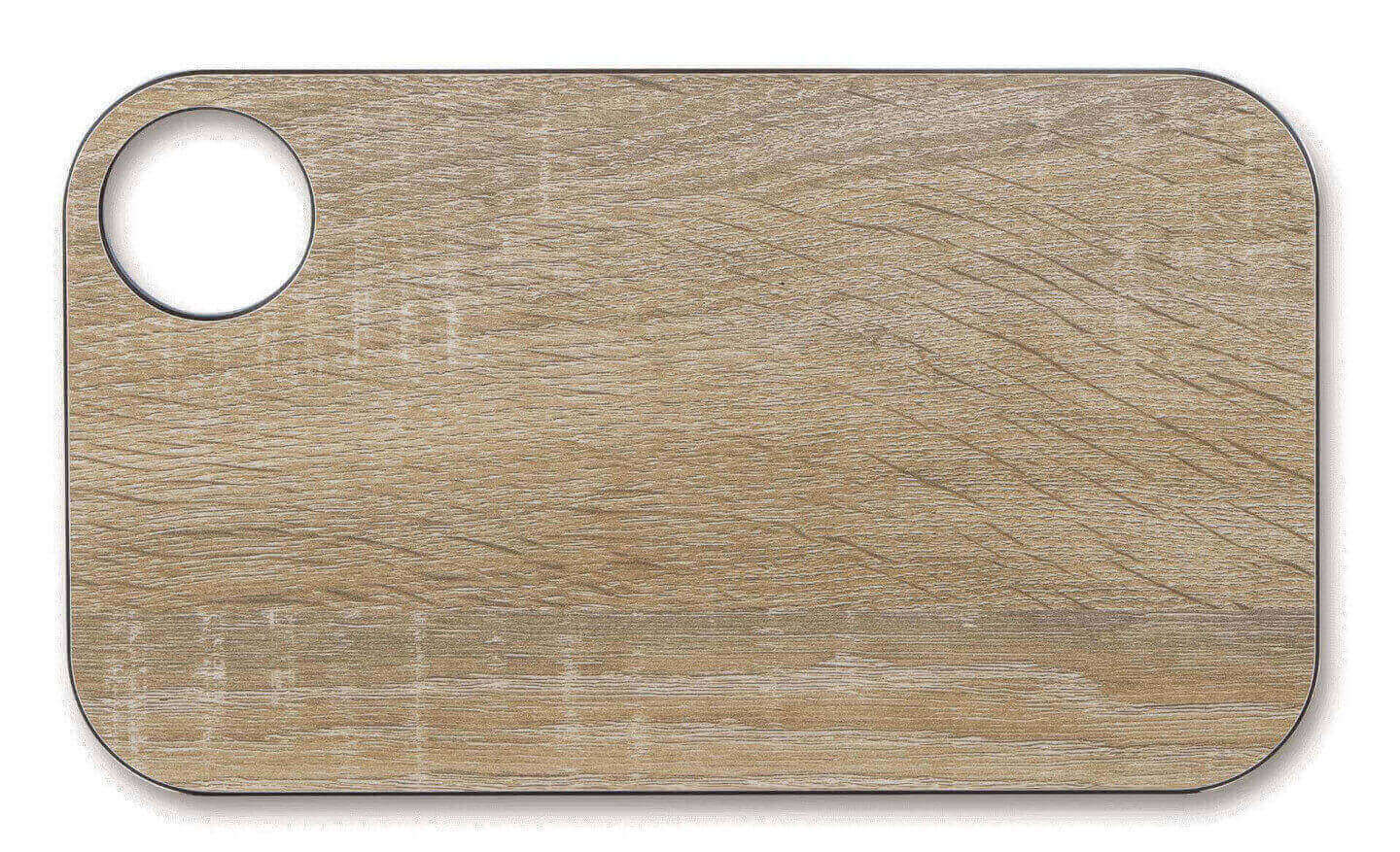 Tabla de corte de fibra de celulosa y resina color madera con col...