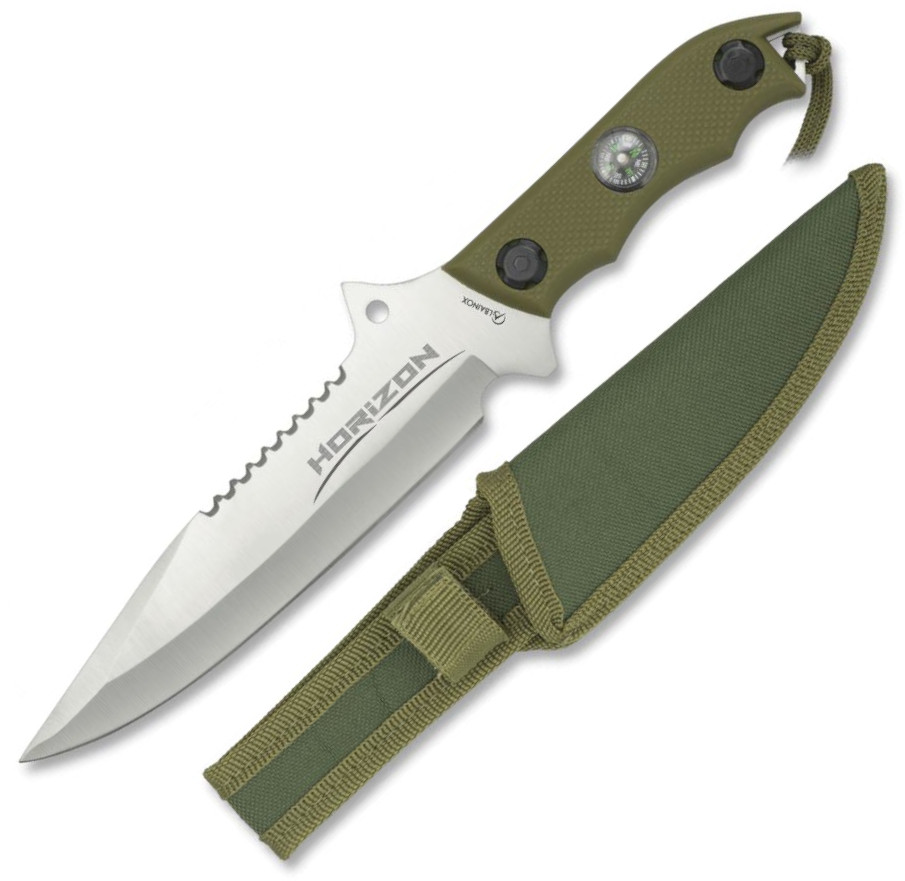 Cuchillo táctico Horizon grande de Albainox con hoja de 17,2 cm y...
