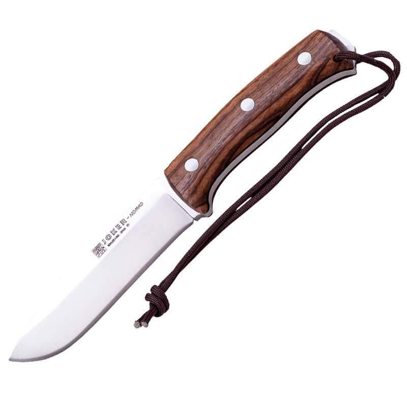 Cuchillo buhscraft Joker Nomad con mango de madera de nogal