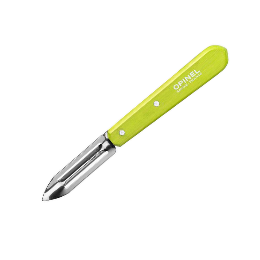 Pelador N115 de Opinel color verde con hoja de 6 cm de acero.