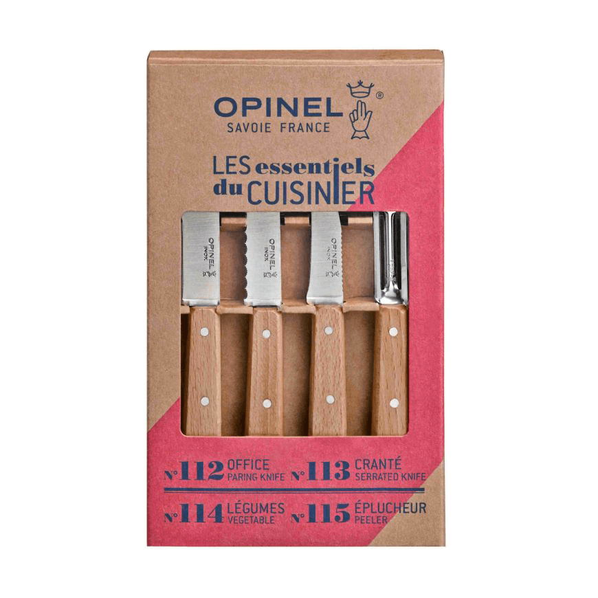 Set mit 4 Messern aus Buche von Opinel