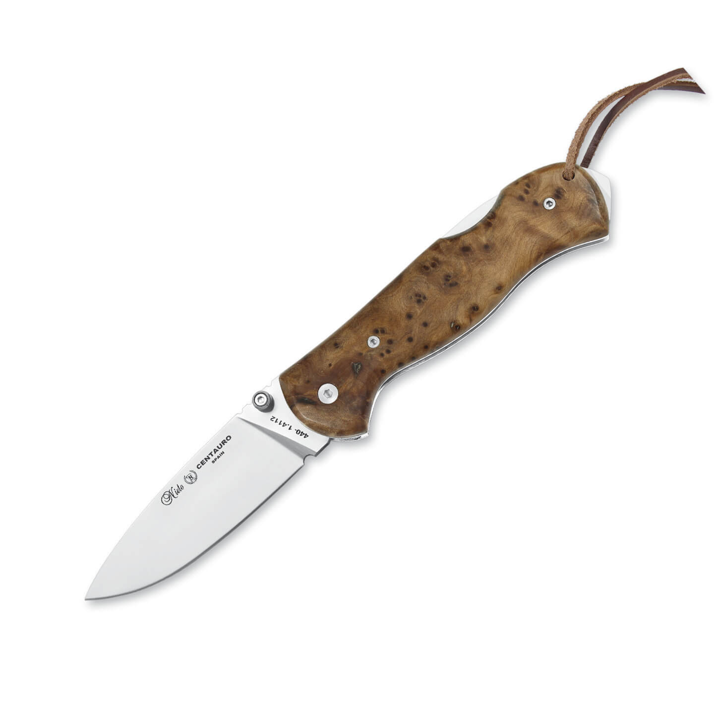 Navaja Nieto Centauro con mango de madera de Thuya