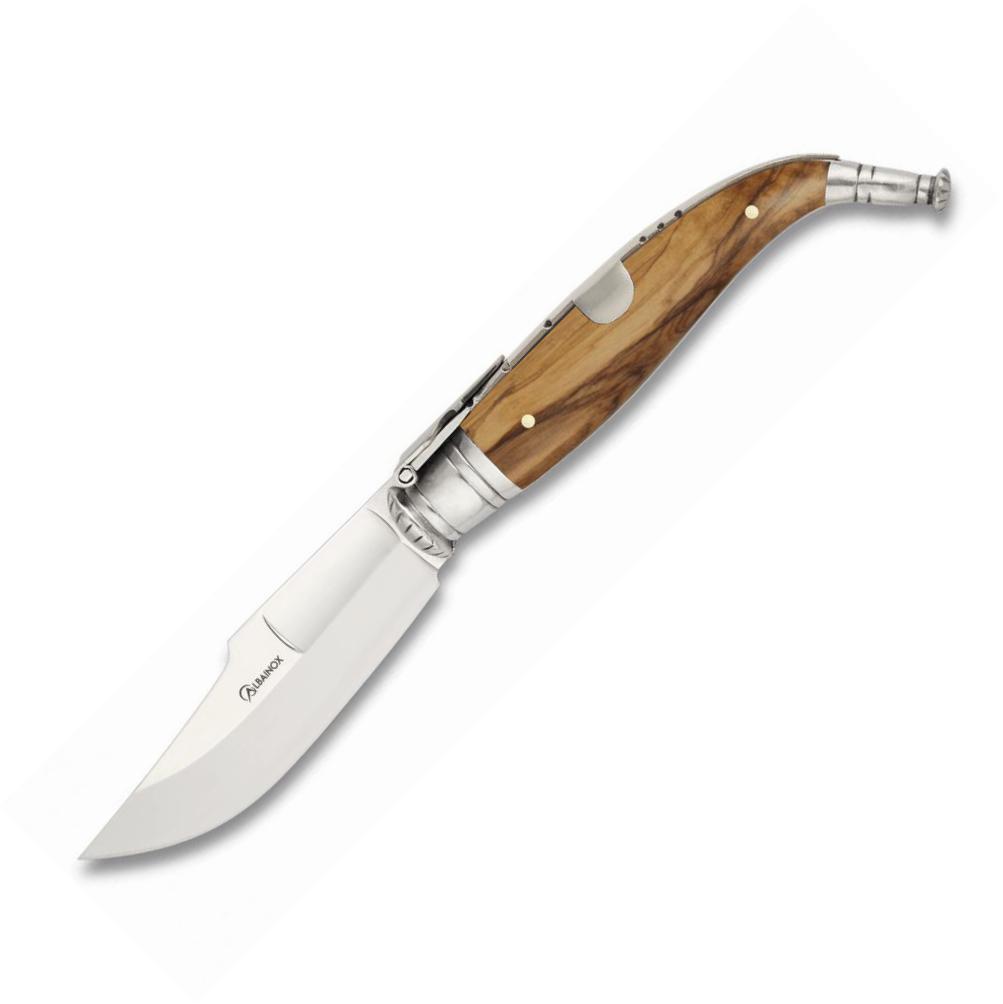 Navaja CLASICA LUJO Nº1 con mango de madera de Olivo y hoja de 9 ...