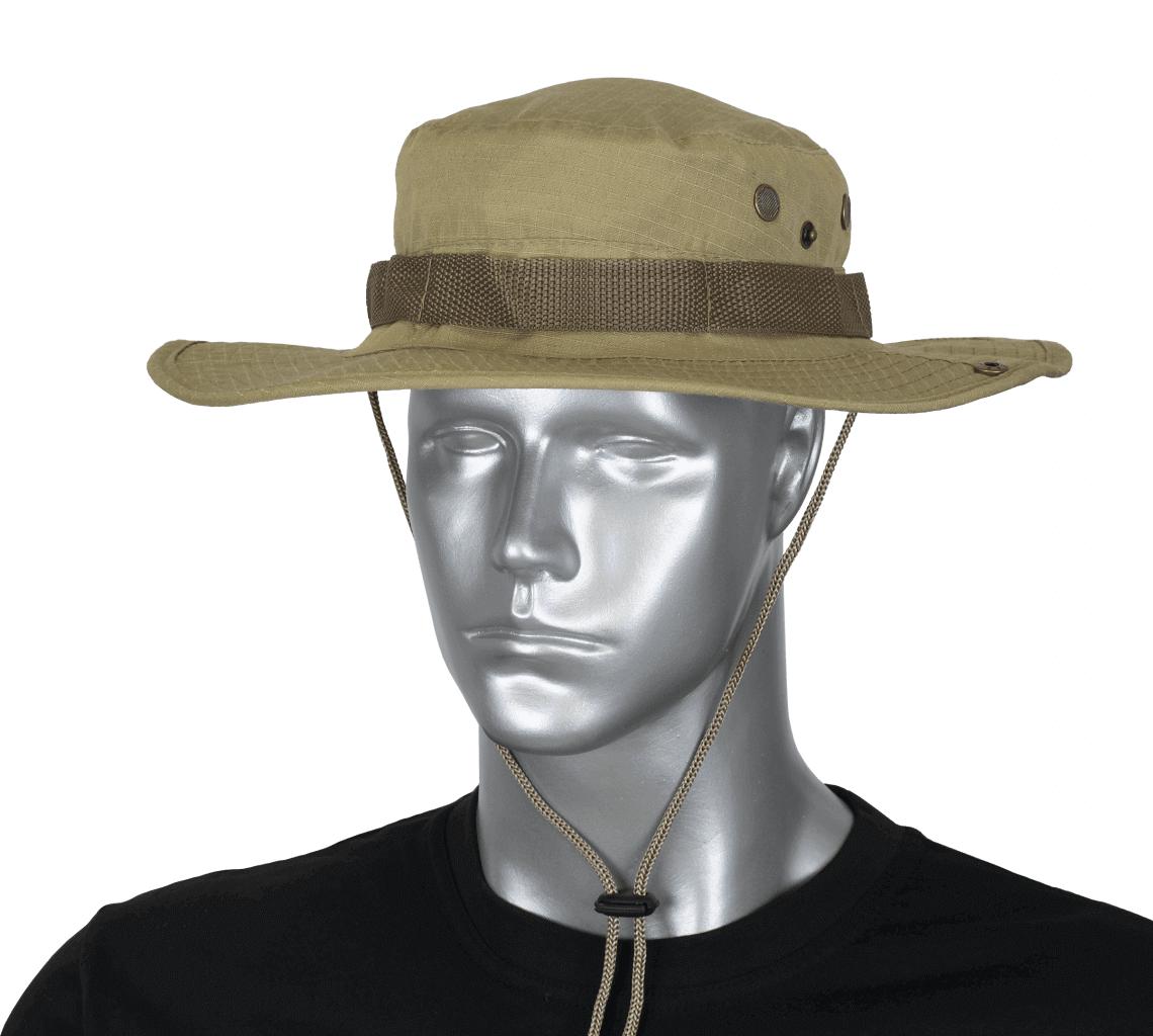 Sombrero tipo chambergo de color tan de talla única de 56 cm