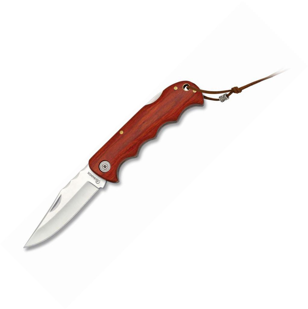 Couteau de poche Albainox avec écailles d'endurance rouges et lam...