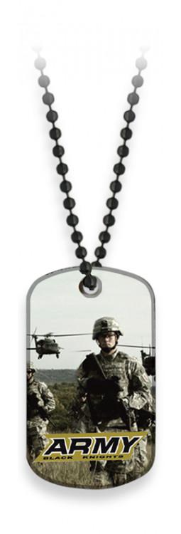 Placa con cadena de bolas ARMY