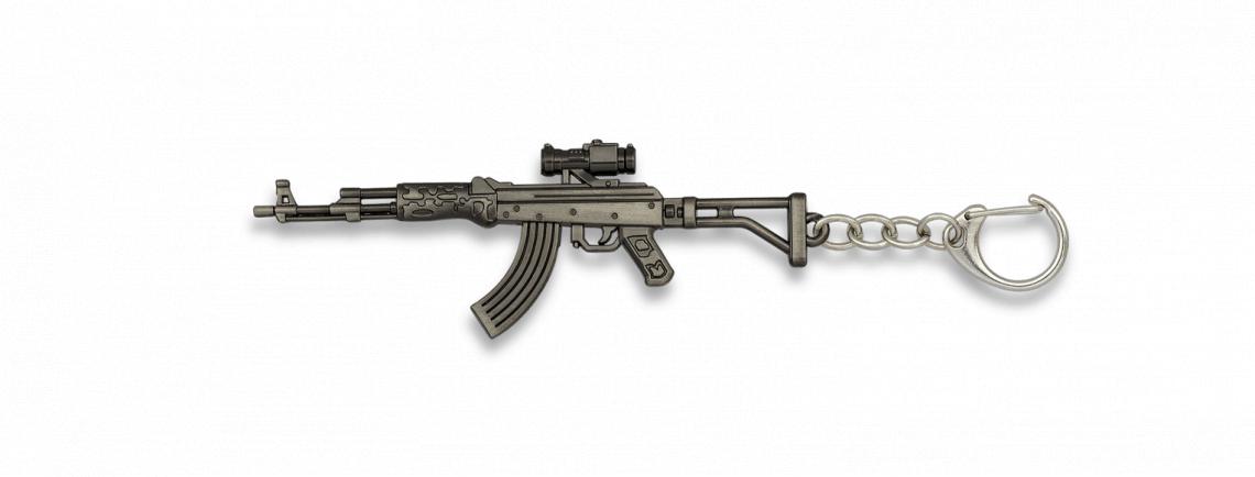 Llavero con forma de arma de 10,5 cm de longitud