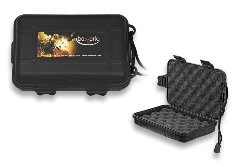 Caja ABS Negra con el interior acolchado, dimensiones de 13,5 x 9...