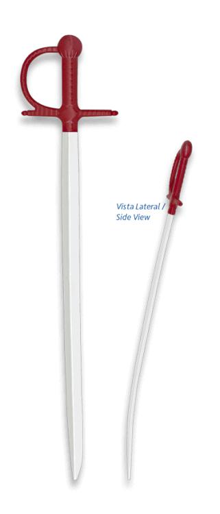 Torero Rapière Mini Épée. Total : 17cm