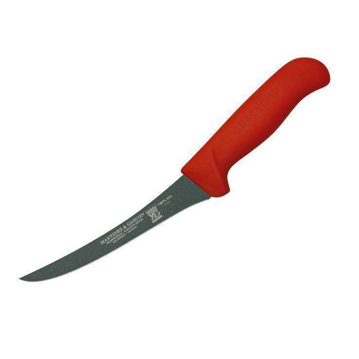 Cuchillo deshuesador con hoja curva de 13 cm con recubrimiento de...