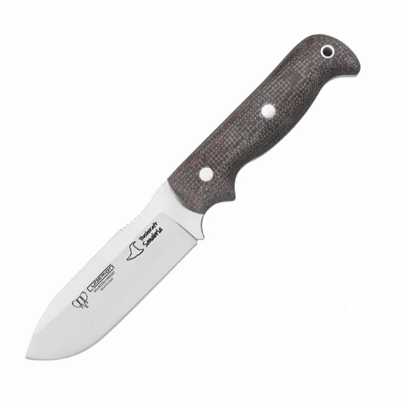 Cuchillo Bushcraft Sanabria yute marrón Cudeman