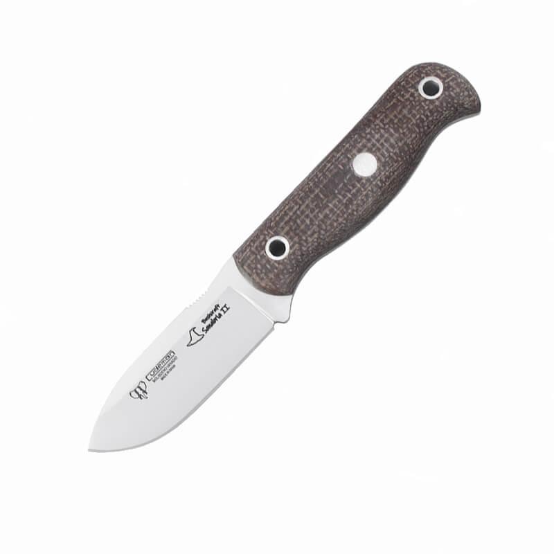 Cuchillo Bushcraft Sanabria II yute marrón Cudeman