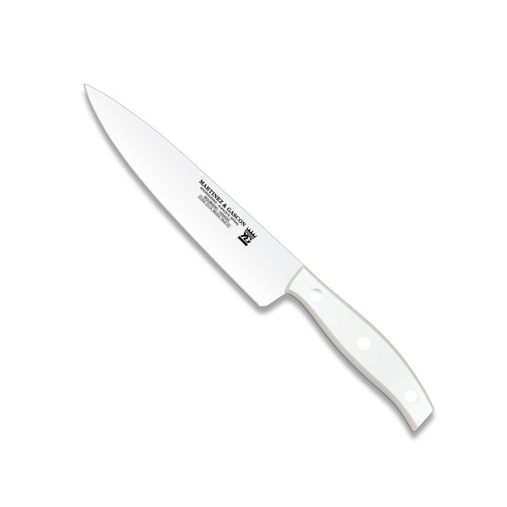 Cuchillo pelador con hoja de 10 cm y mango de POM blanco Martinez...