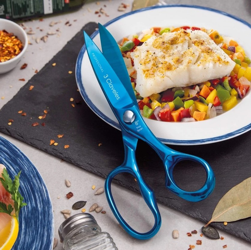 Ocean 8-Zoll-Küchenschere aus Edelstahl mit Titannitrid-Beschichtung