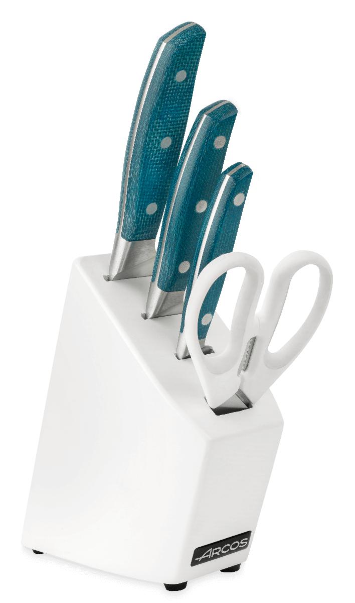 Arcos Taco cozinha Brooklyn 3 facas e tesouras