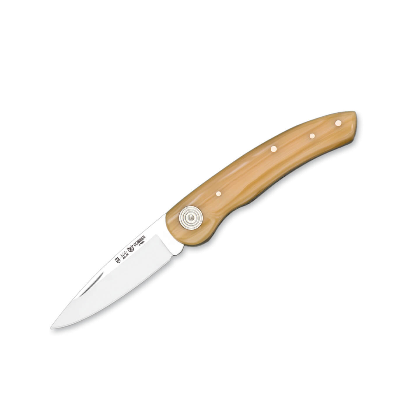 Navaja de bolsillo Nieto Climber con mango de cuerno de vaca y ho...