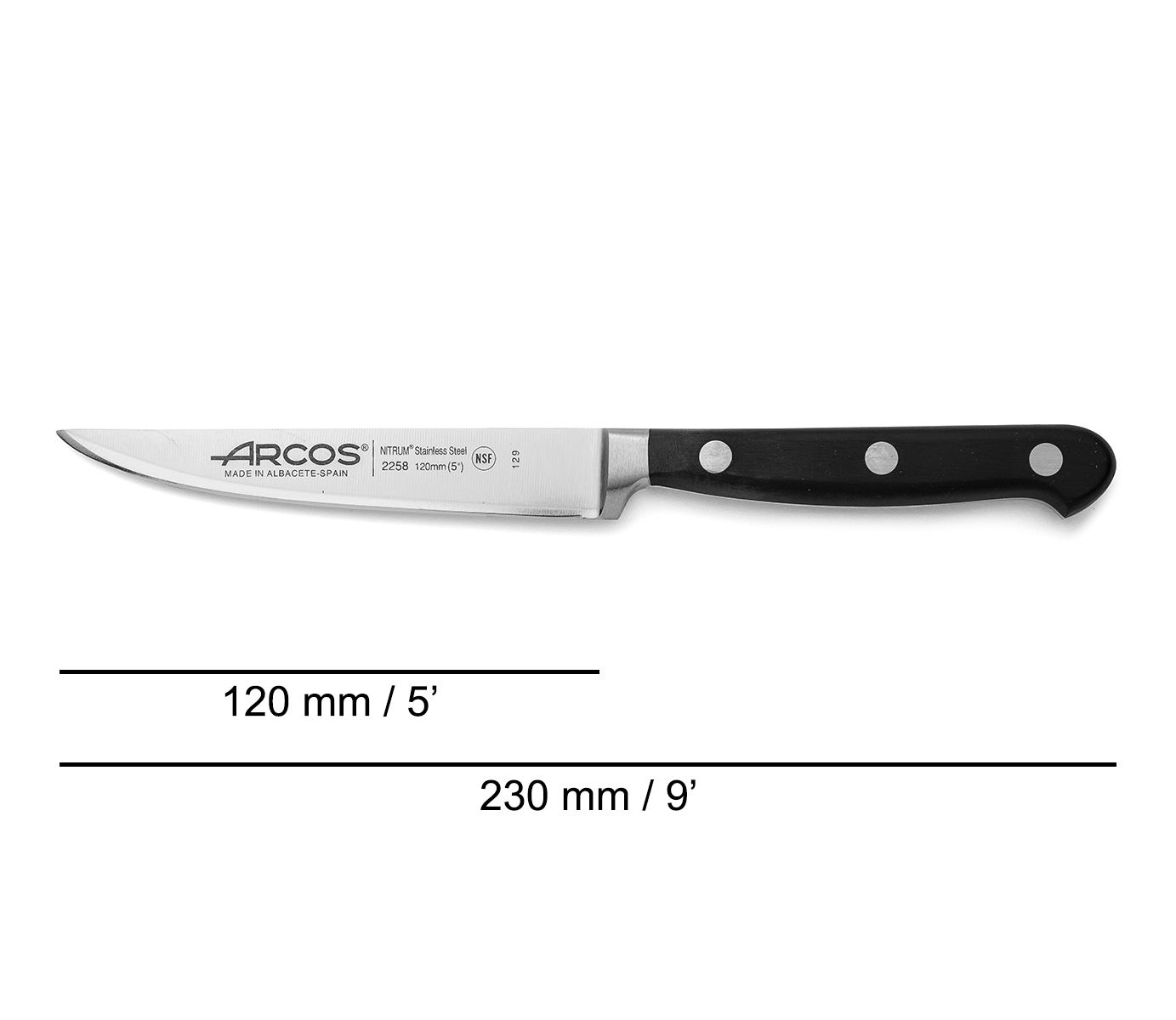 Arcos Opera Steakmesser mit 120 mm Klinge