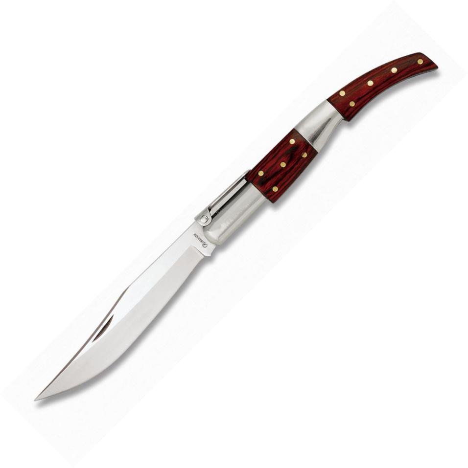 Navaja ARABE con sistema de carraca Nº1, mango de estamina roja y...