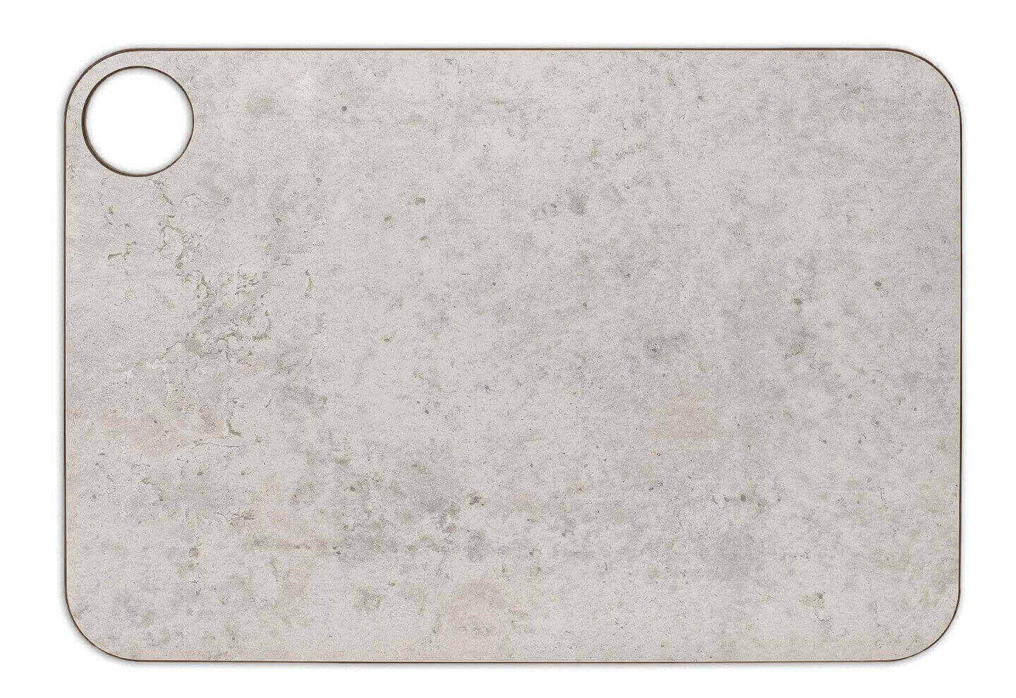 Tabla para cortar de fibra de celulosa y resina color gris con co...