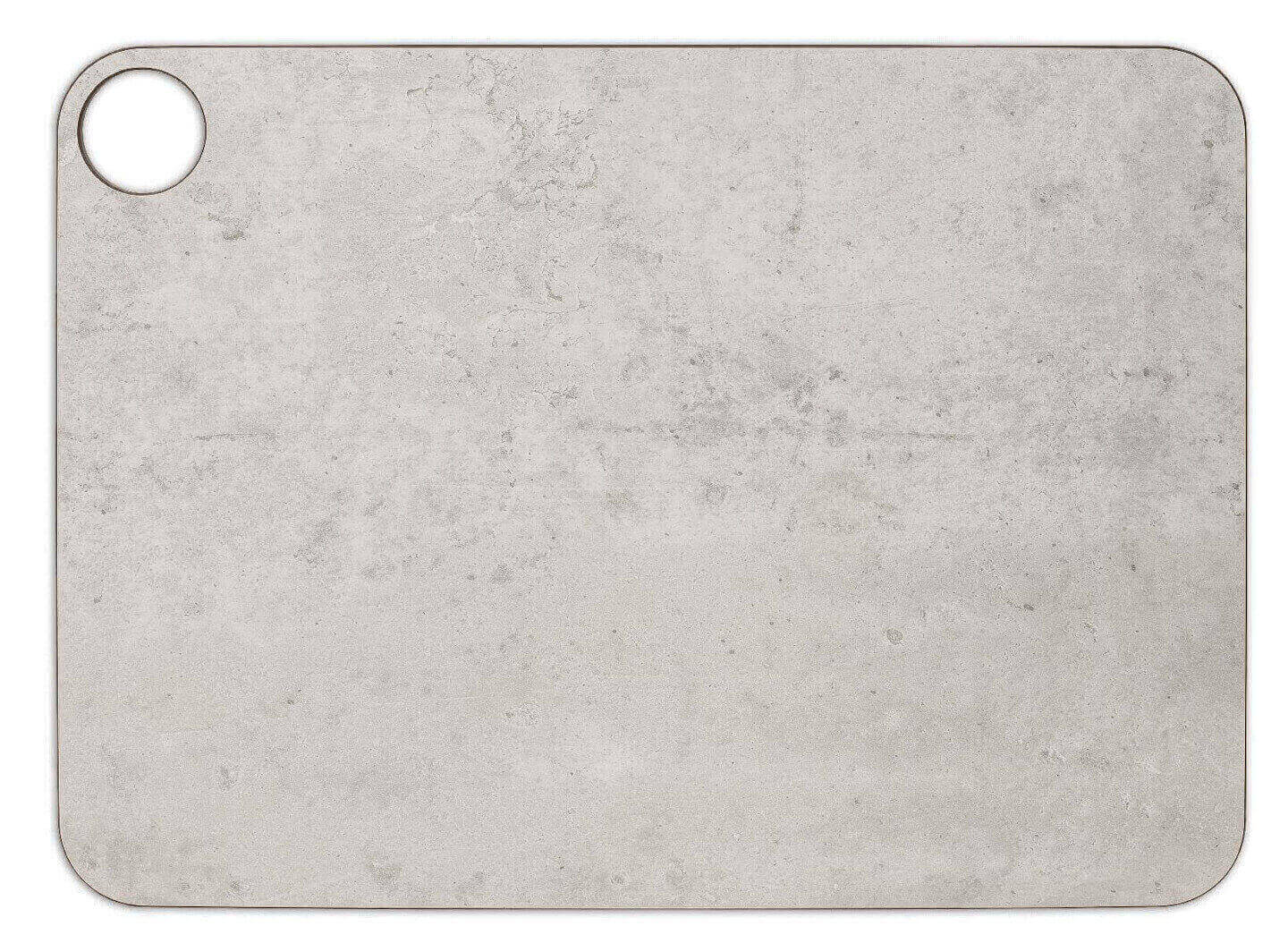 Tabla para cortar de fibra de celulosa y resina color gris con co...