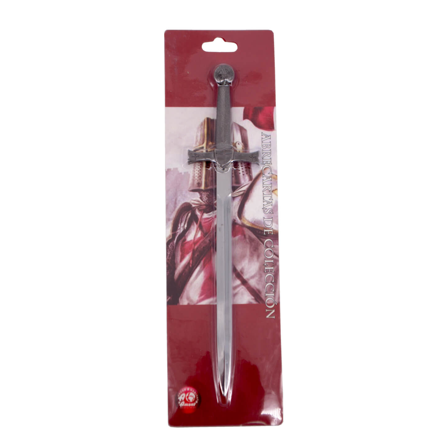 Abrecartas réplica espada templaria níquel