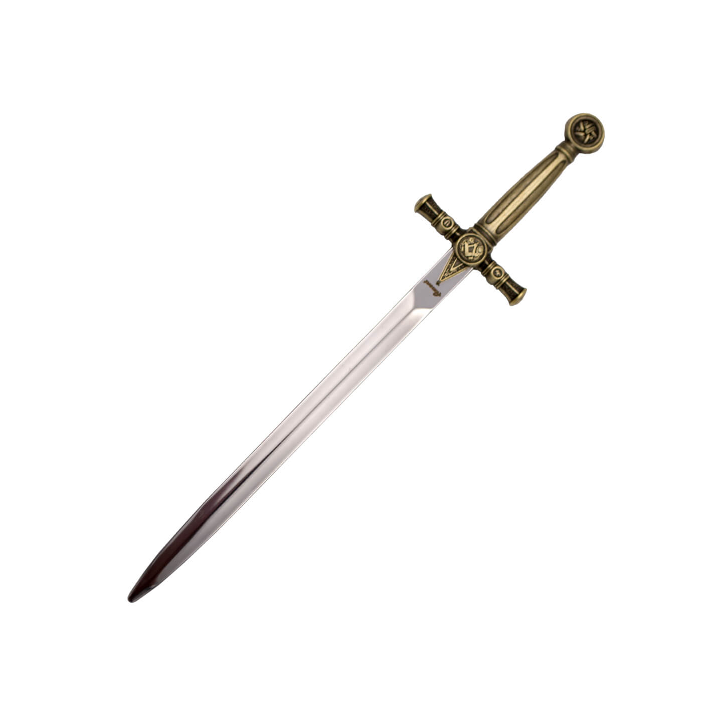 Abrecartas réplica espada masónica bronce