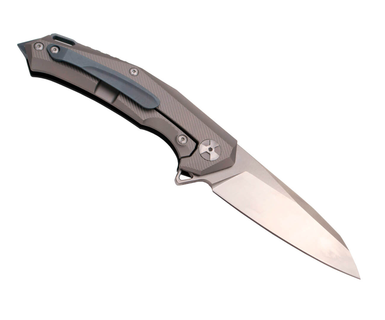 Coltello in edizione limitata con manico in G10 nero e titanio e apertura Ball Bearing