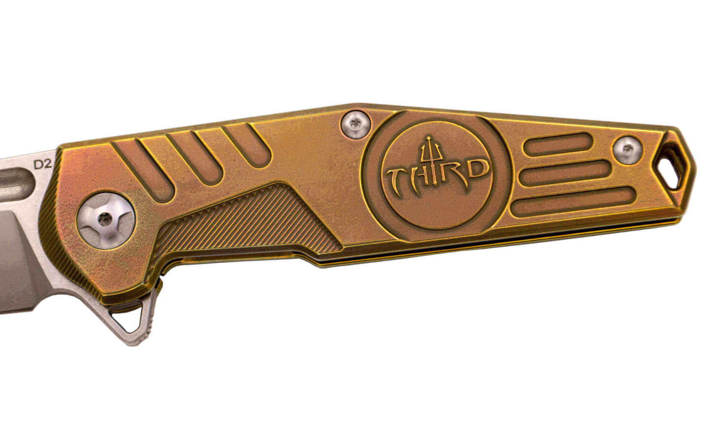 Navaja edición limitada con mango de titanio apertura Ball Bearing